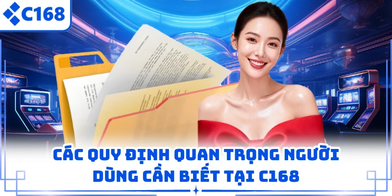 Các quy định quan trọng người dùng cần biết tại C168